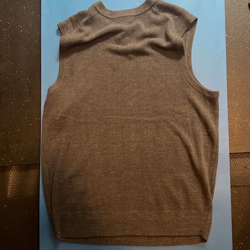 Dockers Men's V-Neck Sweater - Dark Gray - Picture 5 of 5